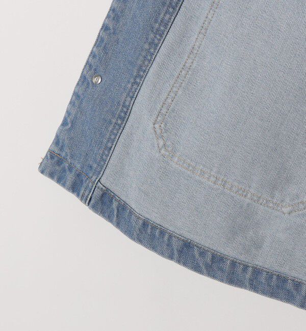 SHIPS any「SHIPS any:〈洗濯機可能〉ルーズ デニム カバーオール ジャケット［SHIPS any DENIM］」|デニムジャケット|