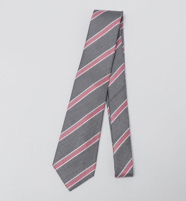 SHIPS Colors 「SHIPS Colors:シルク リネン ネクタイ」|ネクタイ・蝶ネクタイ|シルバーグレー