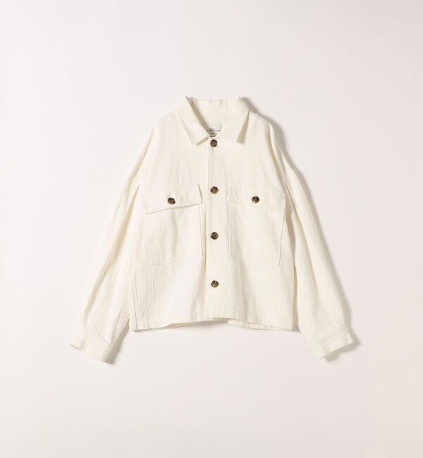 SHIPS any「《予約》SHIPS any:〈洗濯機可能〉カルゼ ショート ワーク ジャケット」|その他|