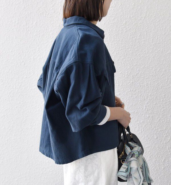 SHIPS any「《予約》SHIPS any:〈洗濯機可能〉カルゼ ショート ワーク ジャケット」|その他|