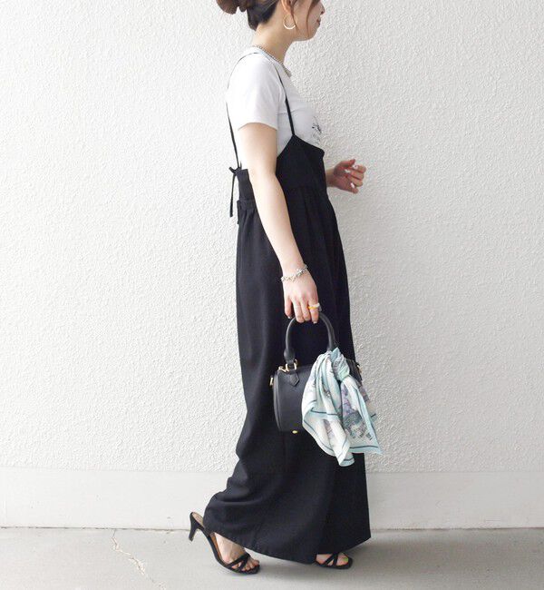 SHIPS any「SHIPS any:〈洗濯機可能〉ループヤーン イージー ギャザー サロペット」|オールインワン|