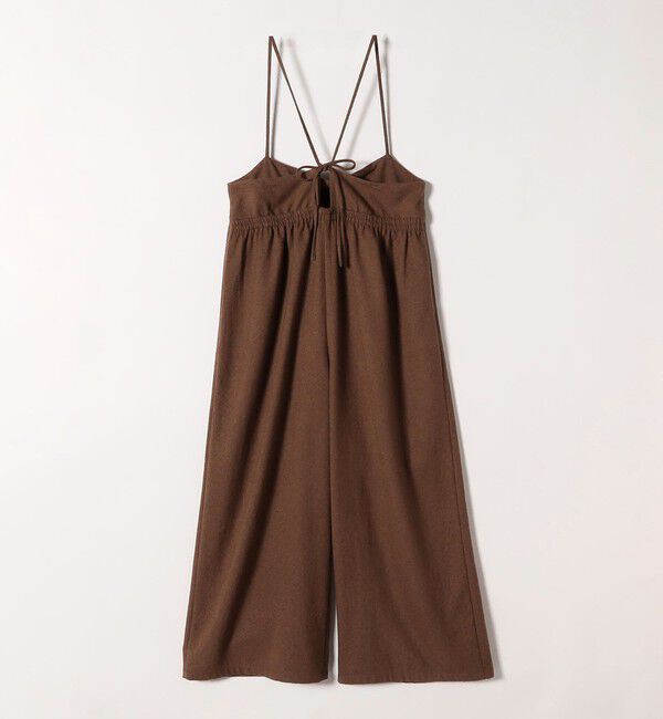 SHIPS any「SHIPS any:〈洗濯機可能〉ループヤーン イージー ギャザー サロペット」|オールインワン|