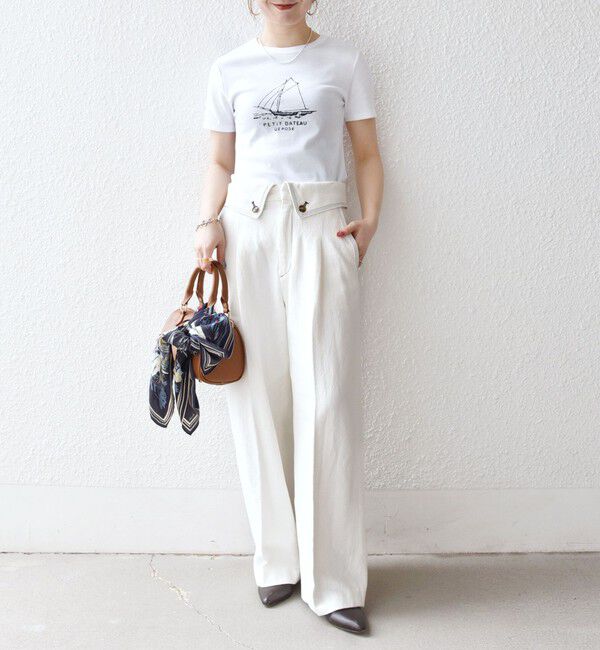 SHIPS any「《一部追加予約》【SHIPS any別注】PETIT BATEAU: ロゴ プリント コンパクト TEE 26SS」|Tシャツ・カットソー|