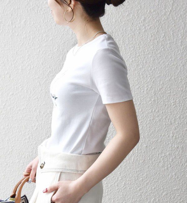 SHIPS any「《一部追加予約》【SHIPS any別注】PETIT BATEAU: ロゴ プリント コンパクト TEE 26SS」|Tシャツ・カットソー|