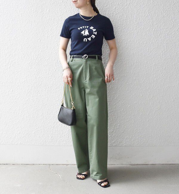 SHIPS any「《一部追加予約》【SHIPS any別注】PETIT BATEAU: ロゴ プリント コンパクト TEE 26SS」|Tシャツ・カットソー|