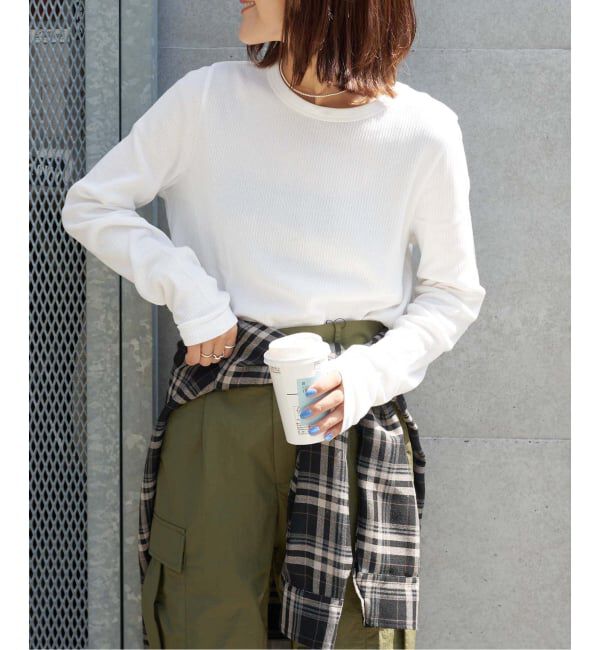 OUTDOOR PRODUCTS Usual Things「吸湿発熱 ジンジャーシアーロンTEE」|Tシャツ・カットソー|