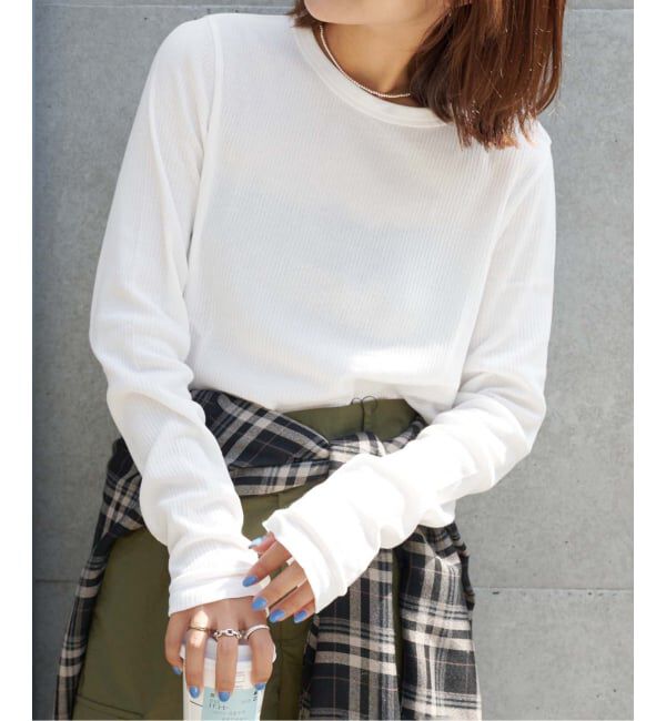 OUTDOOR PRODUCTS Usual Things「吸湿発熱 ジンジャーシアーロンTEE」|Tシャツ・カットソー|