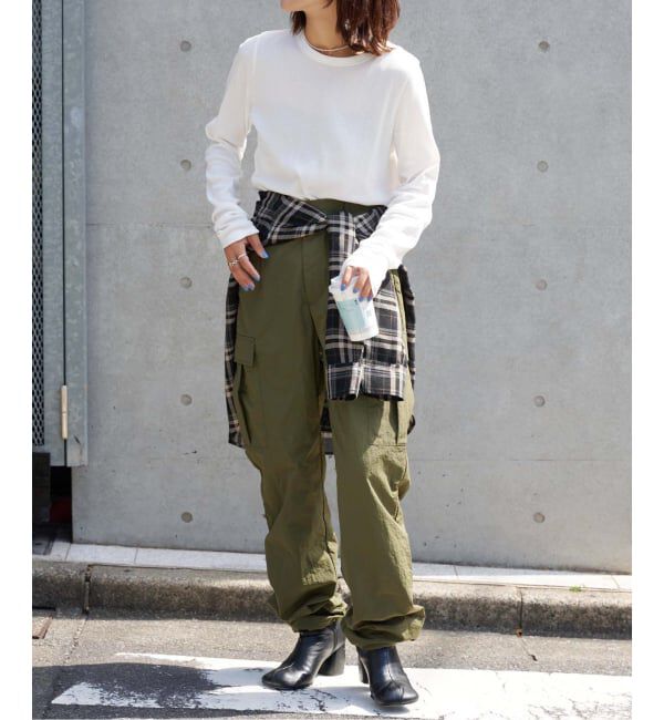 OUTDOOR PRODUCTS Usual Things「吸湿発熱 ジンジャーシアーロンTEE」|Tシャツ・カットソー|