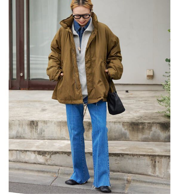 OUTDOOR PRODUCTS Usual Things「ULTパデットスタンドショートモッズコート M-65」|ミリタリー・モッズコート|