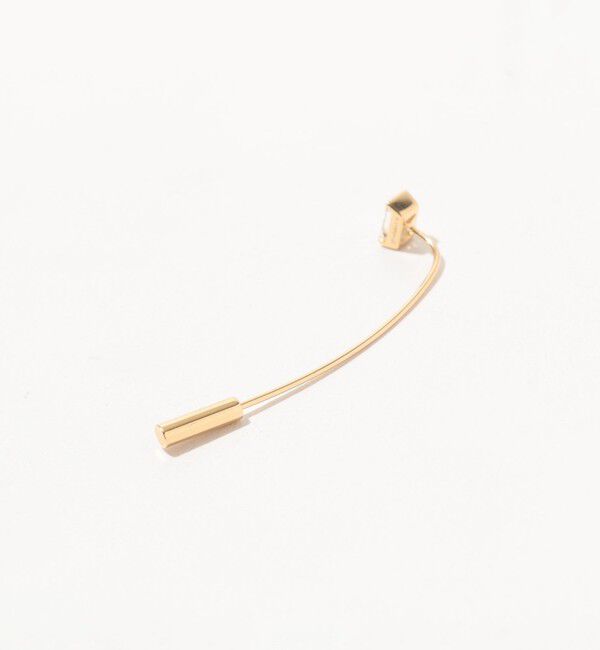 TOMORROWLAND GOODS「Hirotaka Bird of Paradise ゴールド&times;ホワイトトパーズ バーピアス」|ピアス|