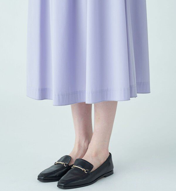 Ballsey「ストレッチタフタ ボリュームギャザースカート」|フレア|