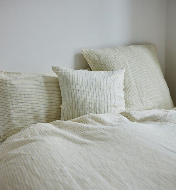 TOMORROWLAND HOME「ストライプリネン 掛布団カバー（ダブル）」|その他|