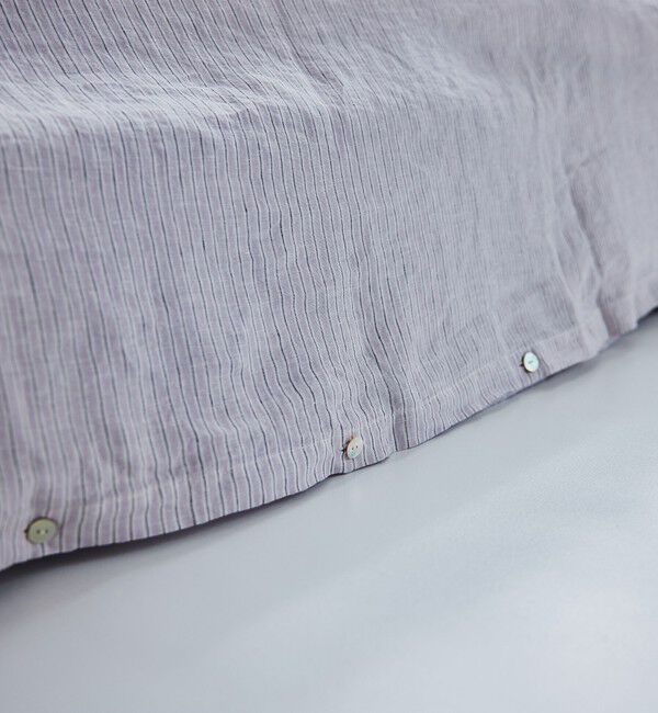 TOMORROWLAND HOME「ストライプリネン 掛布団カバー（ダブル）」|その他|