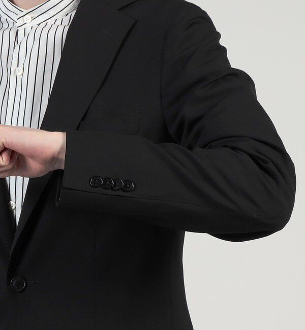 TOMORROWLAND MENS「Super130'sウール シングルブレステッド2Bジャケット DRAGO」|テーラードジャケット|