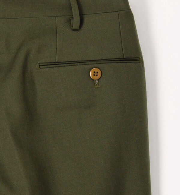 TOMORROWLAND MENS「ペーパーウール イン2プリーツストレートスラックス」|スラックス|