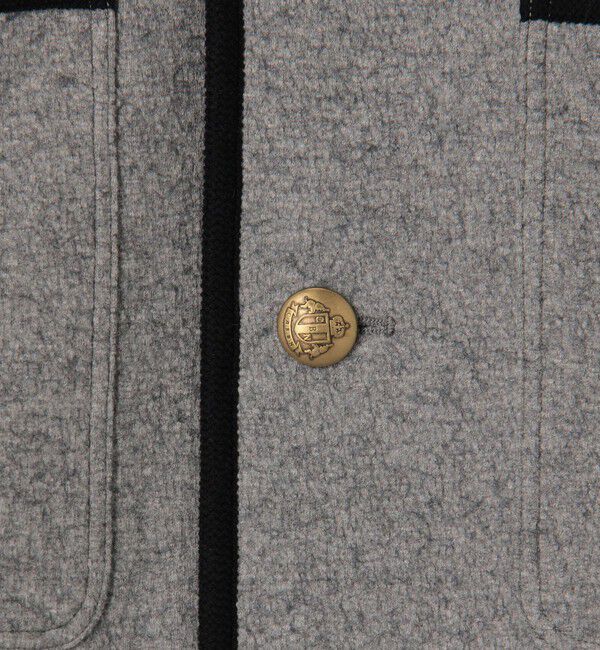 CABaN「CABaN ウールコットンダブルフェイス カラーレスジャケット」|ノーカラーコート|