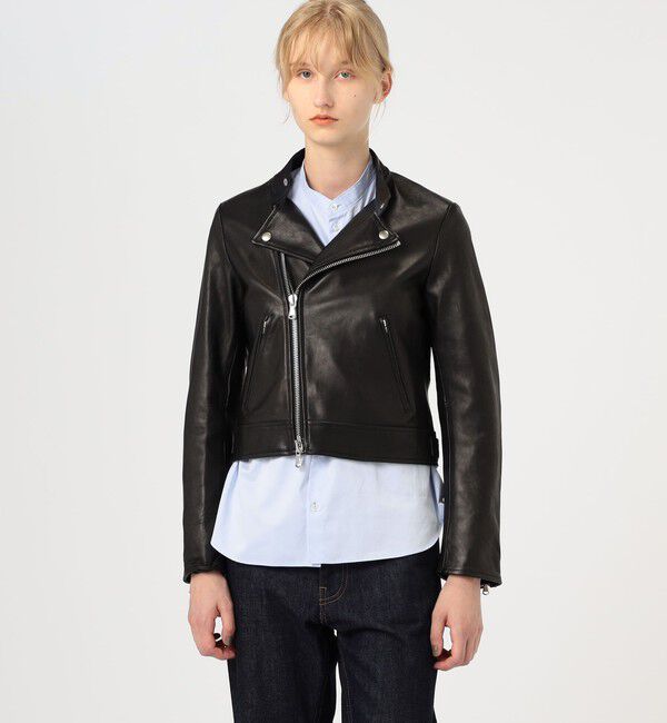 MACPHEE「ラムレザー ライダースジャケット」|ライダースジャケット|