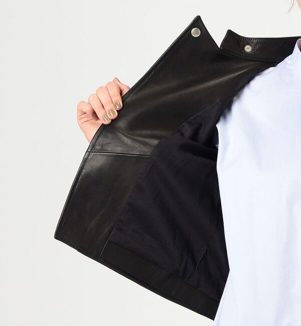 MACPHEE「ラムレザー ライダースジャケット」|ライダースジャケット|