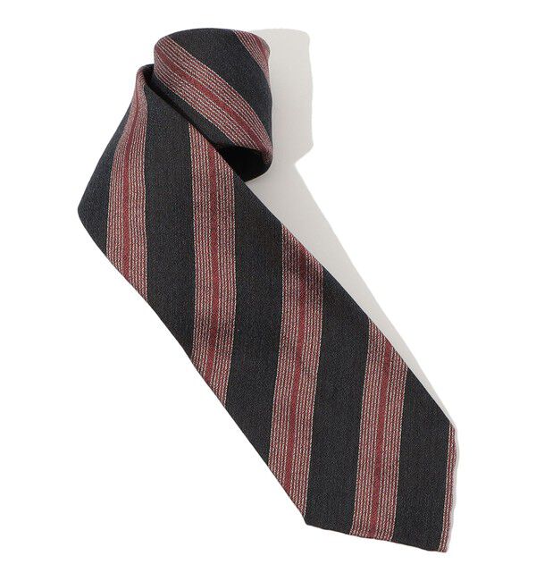 TOMORROWLAND GOODS「TOMORROWLAND MADE IN ITALY シルクジャガード レジメンタルストライプネクタイ」|ネクタイ・蝶ネクタイ|68 ネイビー系