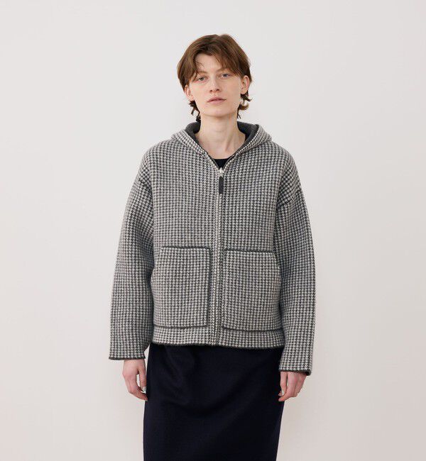 GALERIE VIE「オーストラリアンラムズウールダブルフェイス ジップアップブルゾン」|ブルゾン・スタジャン|