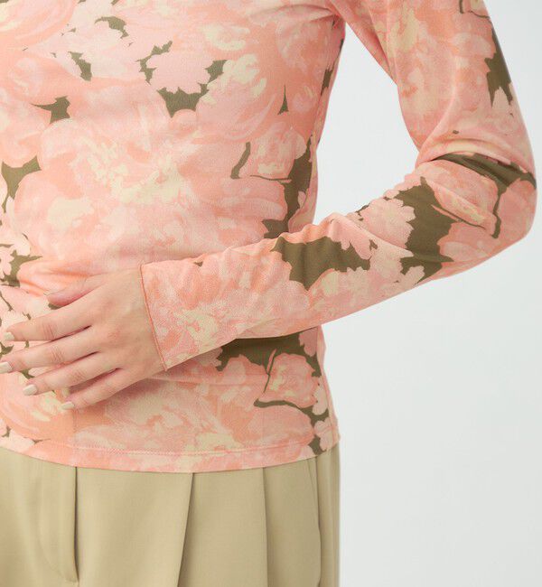 Ballsey「ピオニープリント タートルネックプルオーバー」|Tシャツ・カットソー|