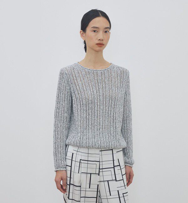 DES PRES「コットンムリネ ラウンドネックプルオーバー」|ニット・セーター|