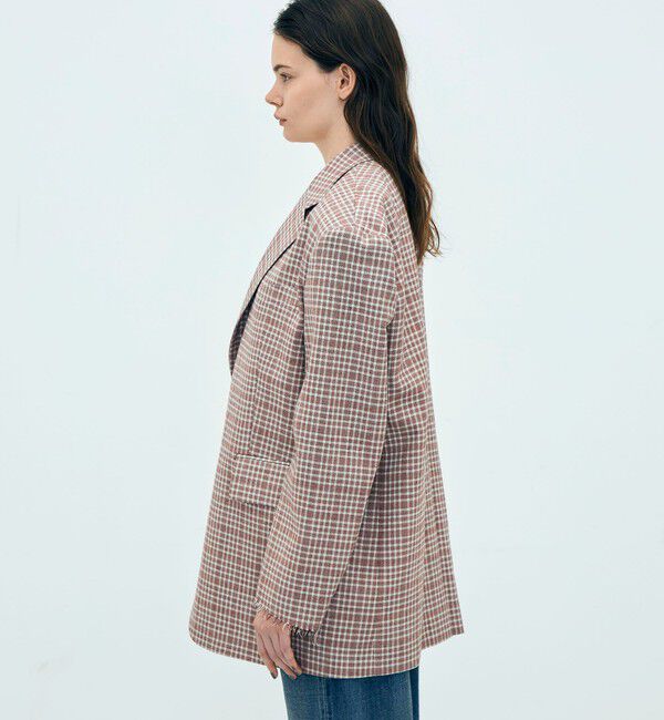 Edition「edition pourell ウールマルチチェック ジャケット」|テーラードジャケット|