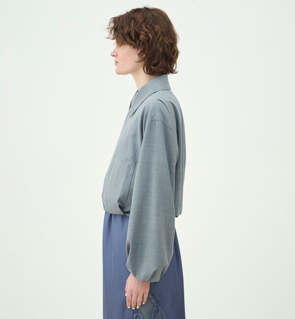 MACPHEE「ストレッチトロピカル ショートブルゾン」|ブルゾン・スタジャン|