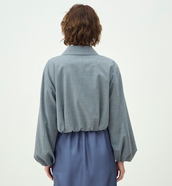 MACPHEE「ストレッチトロピカル ショートブルゾン」|ブルゾン・スタジャン|