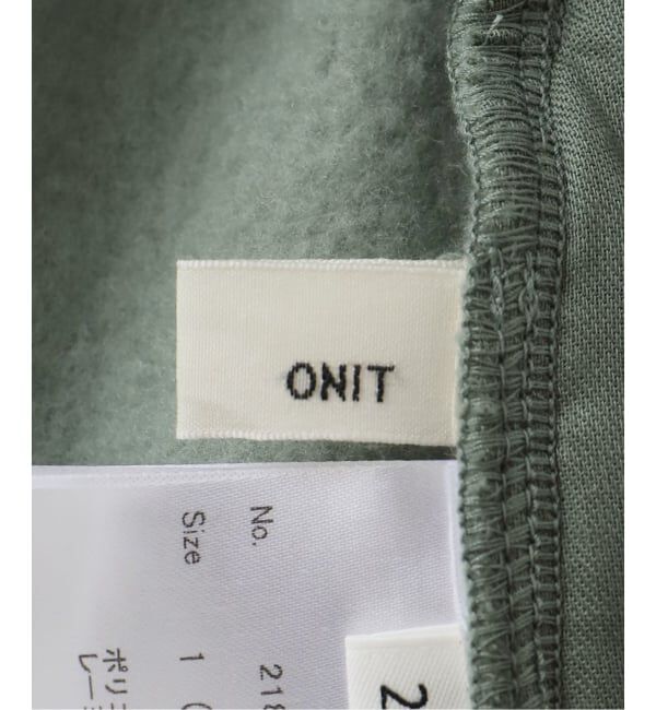  「ONIT RECYCLING FLEECE BICOLOR PANTS 25AW-ON218：パンツ」|スラックス|
