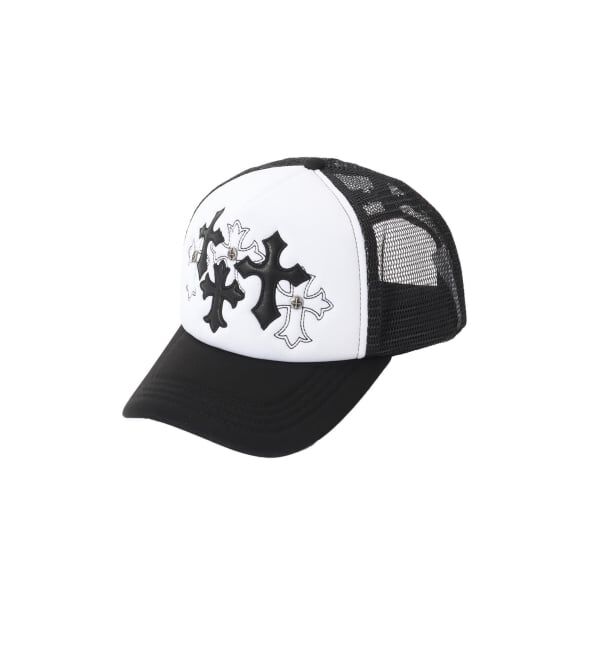 JOINT WORKS「SUPPLIER / サプライヤー Multiple Cross Mesh Cap」|キャップ・キャスケット|ブラック