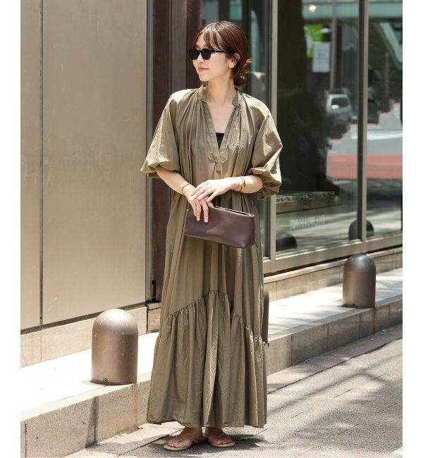 Plage「ローンマキシワンピース」|ワンピース|キャメル