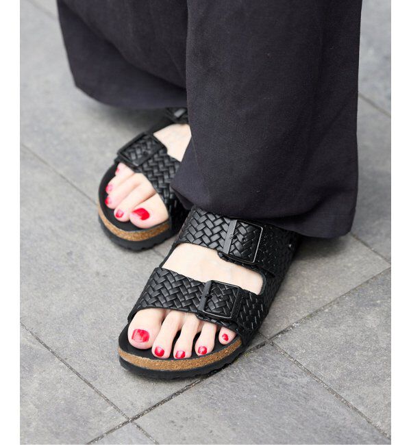 IENA「BIRKENSTOCK/ビルケンシュトック 限定 ARIZONA WOVEN EMBOSS」|サンダル|