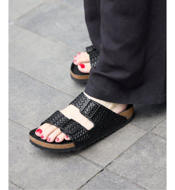 IENA「BIRKENSTOCK/ビルケンシュトック 限定 ARIZONA WOVEN EMBOSS」|サンダル|