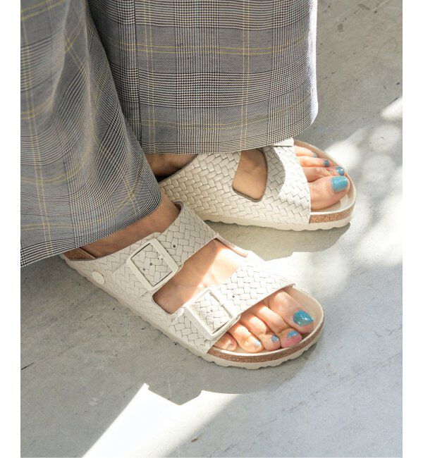 IENA「BIRKENSTOCK/ビルケンシュトック 限定 ARIZONA WOVEN EMBOSS」|サンダル|ナチュラル