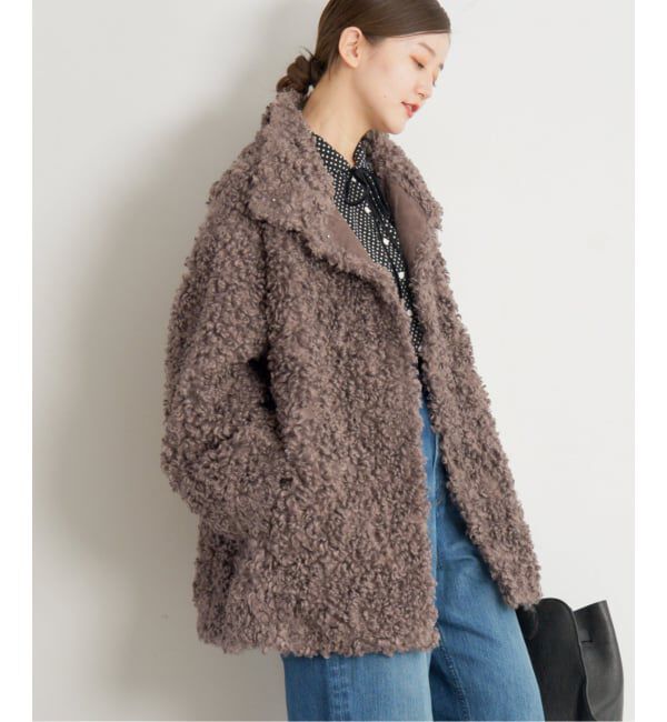 IENA「TISSAVELファーコート」|その他|グレー