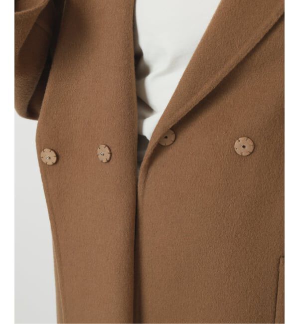WEB限定/追加》SUPER140 ダブルフェイスベルテッドコート（SLOBE IENA