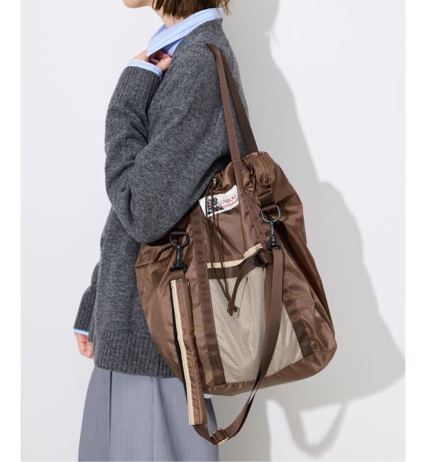 SLOBE IENA「《追加2》CARIBOU MOUNTAINEERING SLOBE別注 ショルダーバッグ」|ショルダー・メッセンジャー|ブラウン A