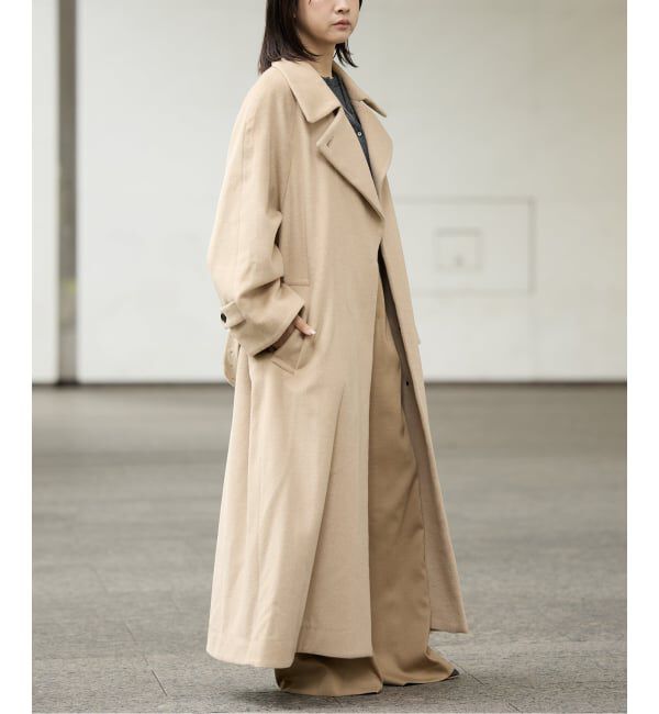 IENA LA BOUCLE「IENA LA BOUCLE キャメルシャギーコート」|その他|