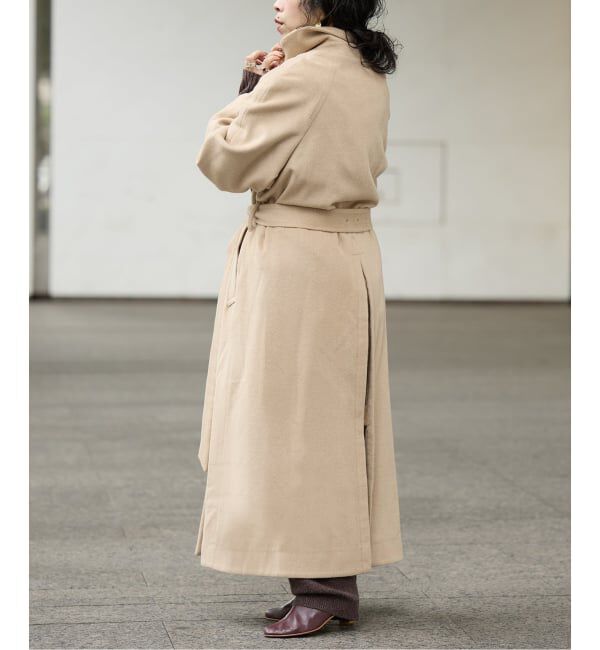 IENA LA BOUCLE「IENA LA BOUCLE キャメルシャギーコート」|その他|