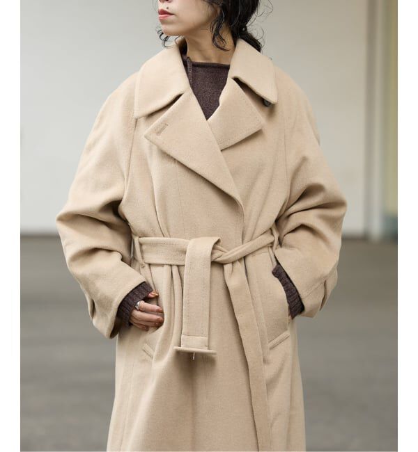 IENA LA BOUCLE「IENA LA BOUCLE キャメルシャギーコート」|その他|