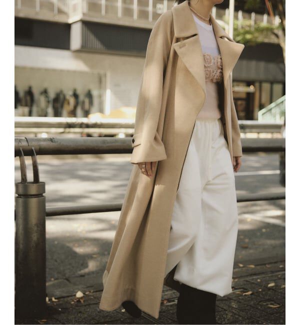 IENA LA BOUCLE「IENA LA BOUCLE キャメルシャギーコート」|その他|