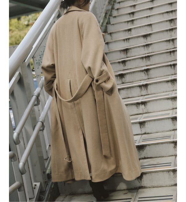 IENA LA BOUCLE「IENA LA BOUCLE キャメルシャギーコート」|その他|