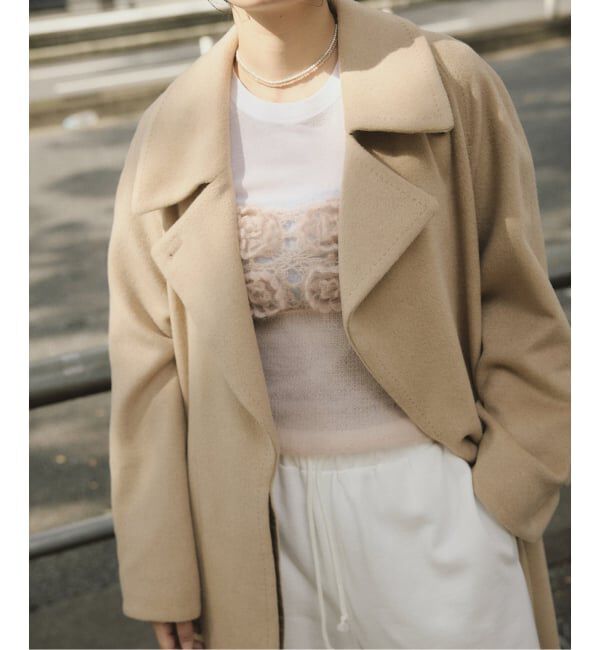 IENA LA BOUCLE「IENA LA BOUCLE キャメルシャギーコート」|その他|