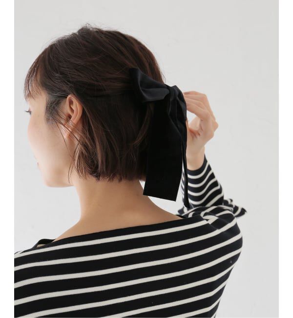 IENA「SCHO/ショー VELVET HAIR BOW ヘアクリップ FW24-HC-AUD-VEL-HAI」|その他|