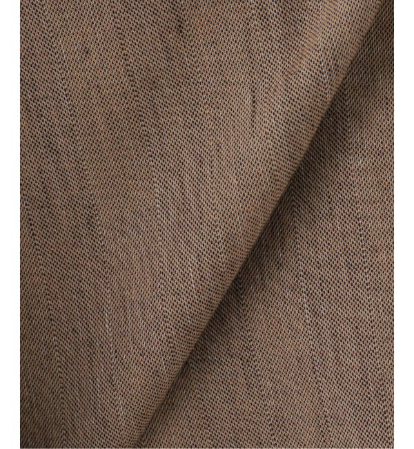 SLOBE IENA「メランジュヘリンボーンカラーレスジャケット」|ノーカラージャケット|