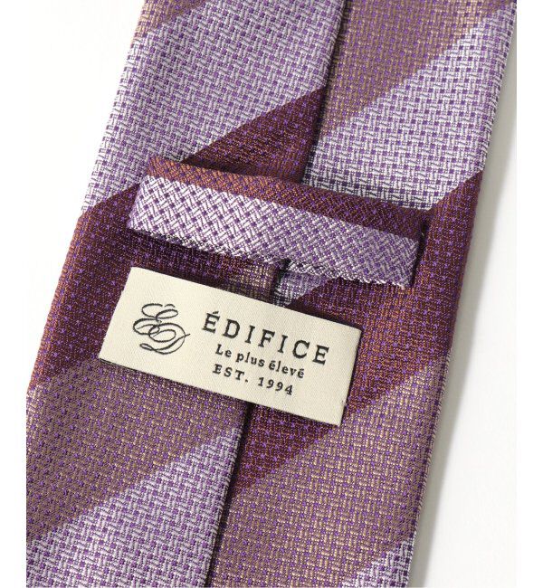 EDIFICE「AX バスケットマルチストライプ タイ」|ネクタイ・蝶ネクタイ|