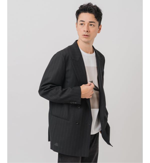 EDIFICE「COUTURE D&rsquo;ADAM (クチュール ド アダム)  別注 Double JK Stripe」|テーラードジャケット|
