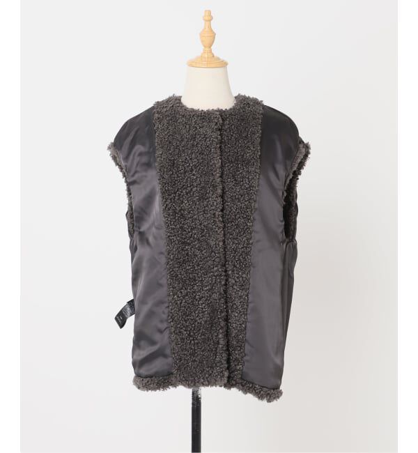 JOURNAL STANDARD「Sheep Like Fur クルーネックベスト」|ダウンベスト・ベスト|