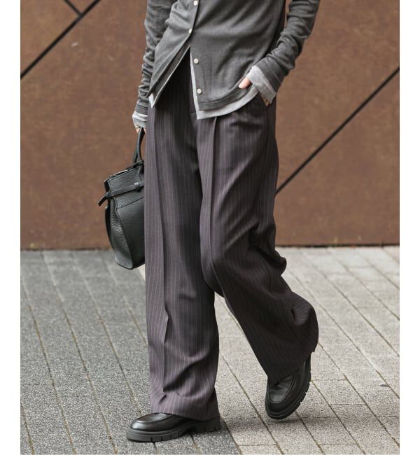 JOURNAL STANDARD「《追加2》ライクストレッチスラックス」|スラックス|グレーA